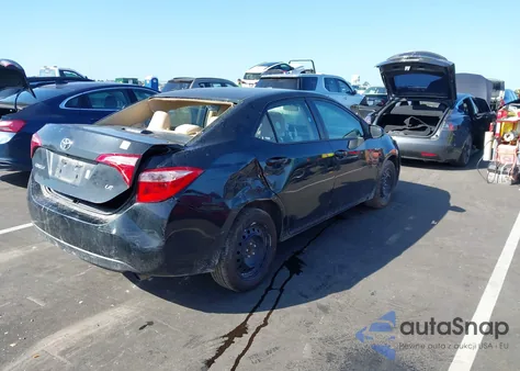 2018 Toyota Corolla Le из США, поврежденный, VIN 5YFBURHE0JP854298